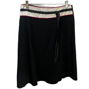 Black Mini A Line Skirt Size 8 by‎ XTRAORDINARY